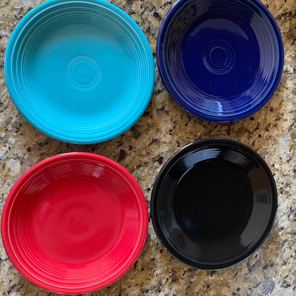 4  Fiesta 7" Salad Appetizer Plates